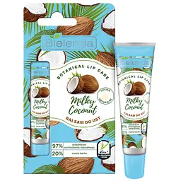 Уцінка. Бальзам для губ Bielenda Botanical Lip Care Молочний кокос 10 г  - мініатюра 2
