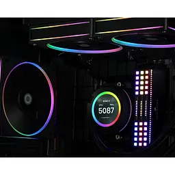 Система водяного охолодження ID-COOLING Space LCD SL360 Black - мініатюра 11