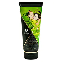 Їстівний масажний крем Shunga Kissable Massage Cream – Pear & Exotic Green Tea (200 мл) Shunga SO2508 94362 - мініатюра 1