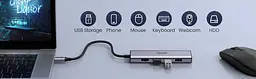 Мультипортовий адаптер - хаб Ugreen 6-in-1 Usb-C Hub Premium (60383) - мініатюра 3