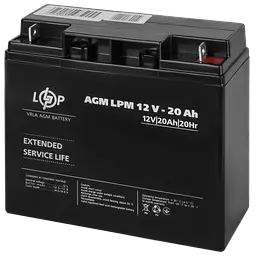 Акумулятор Logicpower AGM LPM 12V-20 Ah (LP4163) - мініатюра 2