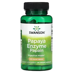 Фермент Папайї Papaya Enzyme Papain 100 мг - 90 капсул