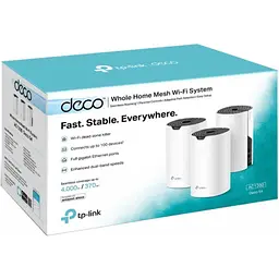 MESH-система TP-Link mesh Deco S4 AC1200 3Pcs White 802.11ac (Deco S4 3-pack) - мініатюра 3