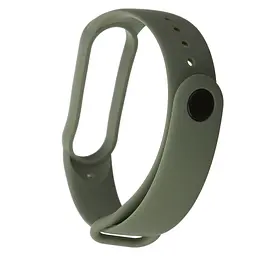 Силіконовий ремінець для фітнес браслетів Xiaomi Mi Band 3/4, Silicone, khaki, зі зручною застібкою, на фітнес трекер та смарт годинник, ArmorStandart (ARM51838) - мініатюра 2