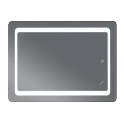 Дзеркало Mixxus TWEE MR09-80x60-Reverse (LED Touch, антизапотівання, димер, регулювання яскравості) MI6660 - мініатюра 2