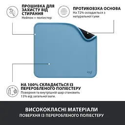 Ігрова поверхня Logitech Studio Series Blue (956-000051) - мініатюра 4