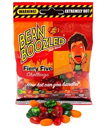 Екстремально гострі цукерки Jelly Belly Bean Boozled Flaming Five Challenge 53г - мініатюра 2