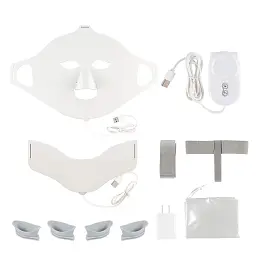 Foreverlily Силіконова світлодіодна маска 7 Color LED Light Photon Red Light Therapy 3D Гнучка маска для обличчя Anti-Ance Догляд