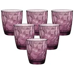 Набір склянок Bormioli Rocco Diamond Dof Rock Purple 385 мл 6 шт (302258M) - мініатюра 2