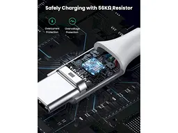 Кабель UGREEN US288 USB-A to Type-C QC3.0 18W 3m White (60409) - мініатюра 7