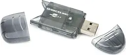 Картридер зовнішній Gembird FD2-SD-1 USB 2.0 (SD/MMC/RS-MMC) - мініатюра 2