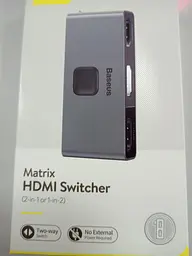 Розгалужувач Baseus Matrix Hdmi Switcher двосторонній адаптер - мініатюра 2