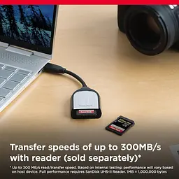 SanDisk Карта пам'яті SD 256GB C10 UHS-II U3 R300/W300MB/s Extreme Pro V90 - мініатюра 4