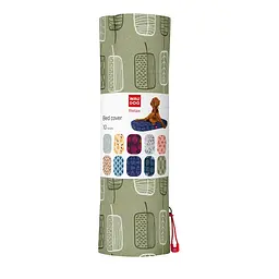Чохол для лежанки Waudog Relax Зелене листя, S, 55х40 см (1308-0108)