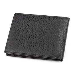 Чоловічий гаманець ST Leather 18319 (ST160) чорний шкіряний - мініатюра 2