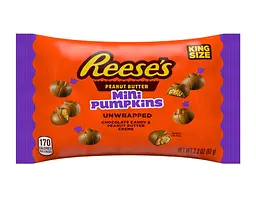 Шоколадні цукерки Reese's Unwrapped Mini Pumpkins 62г