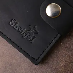 Чоловіче шкіряне портмоне SHVIGEL 11х9х1 см acs0022444 - мініатюра 8