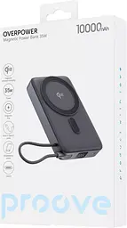 Портативний акумулятор Proove OverPower Magnetic Qi2 35W 10000mAh gray (PBOP35012105) - мініатюра 4