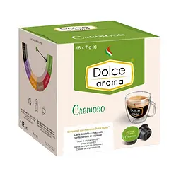 Кава в капсулах Dolce Aroma Cremoso Dolce Gusto 112 г (16 капсул х 7 г) (881653) - мініатюра 2