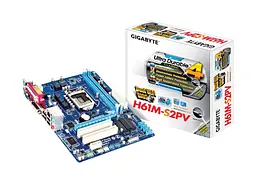 Материнська плата Gigabyte GA-H61M-S2PV rev. 2.1 LGA 1155 (GA-H61M-S2PV) Б/В