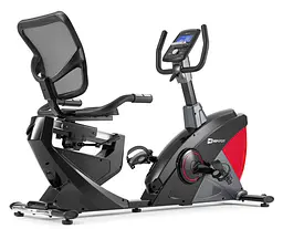 Горизонтальний велотренажер Hop-Sport HS-070L Helix червоний iConsole+ - мініатюра 9