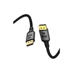 Кабель мультимедійний ColorWay DisplayPort M - DisplayPort M V2.1 16K чорний 1.5 м (CW-CBDP091-BK) - мініатюра 2