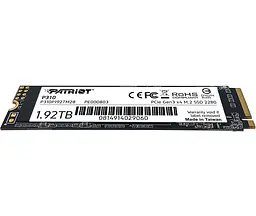 SSD накопичувач PATRIOT P310 1.92T SSD NVMe PCIe Gen3x4 M.2 2280 P310P192TM28 - мініатюра 5