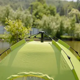 Намет туристичний Lugi LU-019M двомісний 200 * 200 * 140 см світло-зелений - мініатюра 6
