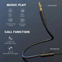 Навушники дротові OneOdio Studio Hifi, 3,5мм/6,35мм, Чорний - мініатюра 4