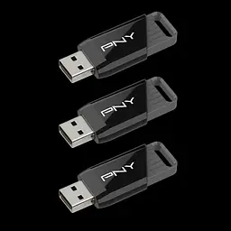 Флеш-накопичувач USB 128Gb Attaché X, Black, USB 3.2 Gen 1, до 130 МБ/с PNY teh0029154 - мініатюра 2