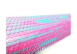 Масажний ролик EasyFit Foam Roller 60 см М'ятно-рожевий (EF-2033-P) - мініатюра 2