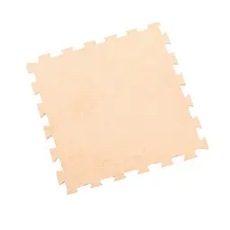 Килимок пазл дитячий Plush Floor Set, м’який, бежевий, комплект з двадцяти елементів - мініатюра 7