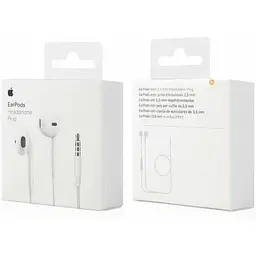 Навушники Apple EarPods Headphone Plug MNHF2ZM/A (Box, 1:1 Original) - мініатюра 3