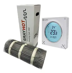 Комплект теплої підлоги з програматором GrayHot 150 Вт/м² 0,6м²