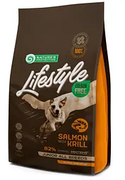 Сухий корм Nature's Protection Lifestyle Grain Free Salmon with Krill Junior 1.5 кг для цуценят всіх порід