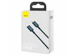 Кабель Baseus Superior Series Fast Charging Data Cable Type-C to iP PD 20W 2m CATLYS-C03  Blue - мініатюра 2