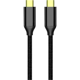 Дата кабель USB-C to USB-C 1.0m USB3.2 (20Gbps 4K PD100W) Gen2 5А black ColorWay (CW-CBPDCC062-BK) - мініатюра 5