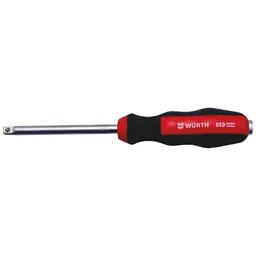 Викрутка Wurth Zebra з квадратом 1/4 L200 Red Stripe (5751014902)