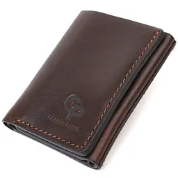 Чоловічий шкіряний гаманець Grande Pelle 8х10х1.5 см acs0025794