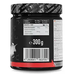 Моногідрат Creatine Monohydrate 300 грам MST Nutrition vit0005339 - мініатюра 2