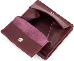 Жіночий шкіряний гаманець GRANDE PELLE 11,5х11,5х3 см acs0024518 - мініатюра 4