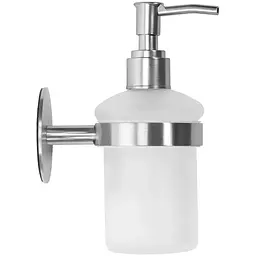 Дозатор рідкого мила Rea 322217 nickel brushed REA-77075, Никель - мініатюра 2