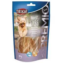Ласощі для собак Trixie PREMIO Rabbit Ears 80 г (курка та кролик) - мініатюра 2