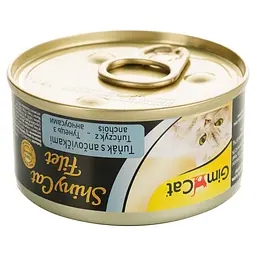 Вологий корм для котів GimCat Shiny Cat, з тунцем та анчоусом, 70 г - мініатюра 3