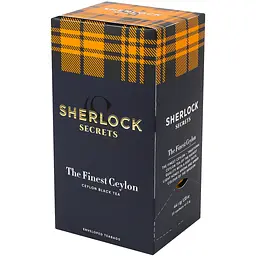 Чай чорний Sherlock Secrets Finest Ceylon 44 г (22 шт x 2 г) - мініатюра 3