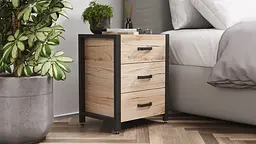 Тумба універсальна Ferrum-decor Вів'єн 3 50x41x40 чорний ДСП Дуб Сан-Марино 16мм (FRD-104187) - мініатюра 6