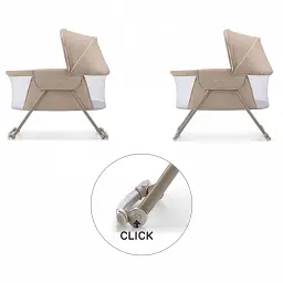 Дитяче ліжечко колиска KiderKraft Lovi Beige - мініатюра 4