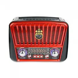 Радіоприймач бездротовий Bluetooth колонка із сонячною панеллю та акумулятором Golon RX-456S - мініатюра 3