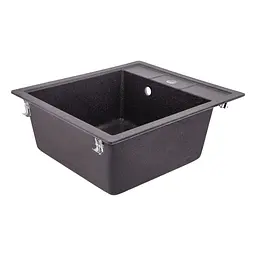 Кухонна мийка Lidz 460x515/200 GRF-13 (LIDZGRF13460515200), Графит - мініатюра 4