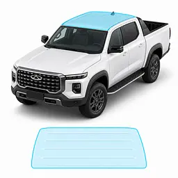 Антигравійна захисна бронеплівка за лекалами для Chery Himla I 2025 - зона даху